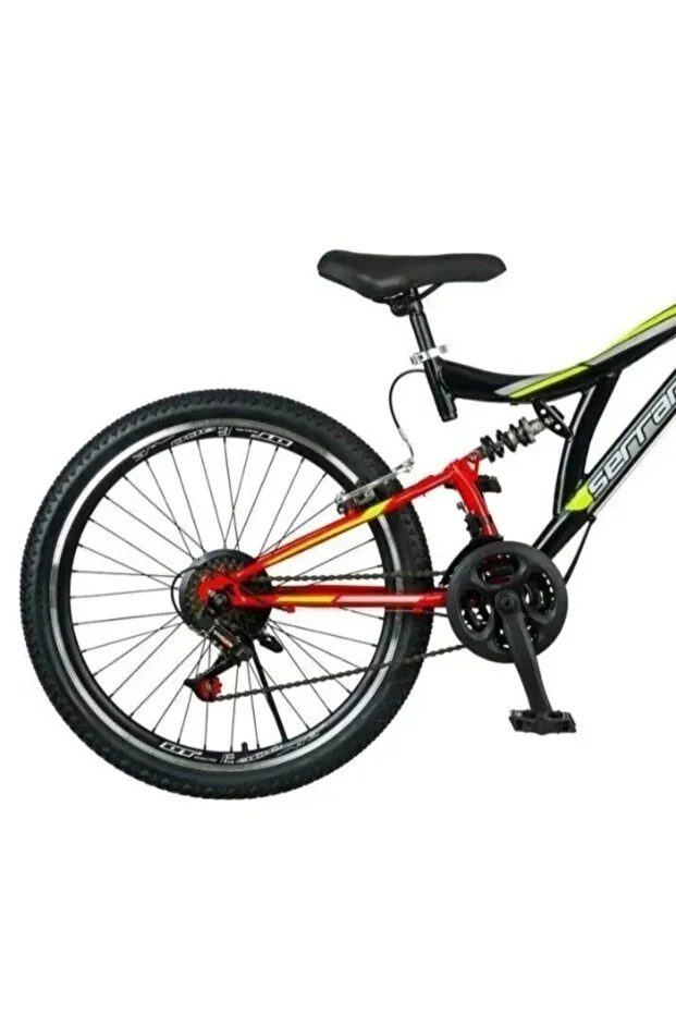 Serraro 26 Sarı Double Jant Bisiklet Çift Amortisörlü